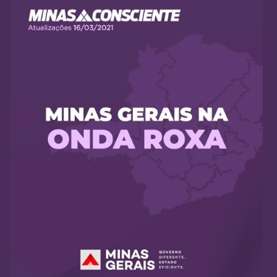 Informativo do Minas Consciente sobre a "ONDA ROXA"