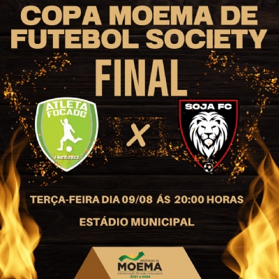 Final da Copa Moema de Futebol Society - 09/08/2022 às 20:00 horas.