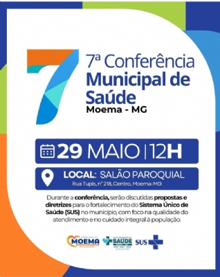 7ª Conferência Municipal de Saúde de Moema - MG: