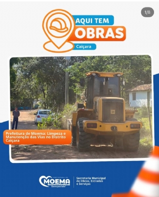 Prefeitura de Moema: Limpeza e Manutenção das Vias no Distrito da Caiçara